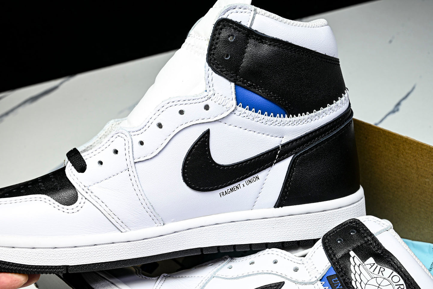 Union LA x Fragment x AJ1 Retro High 'White Black'