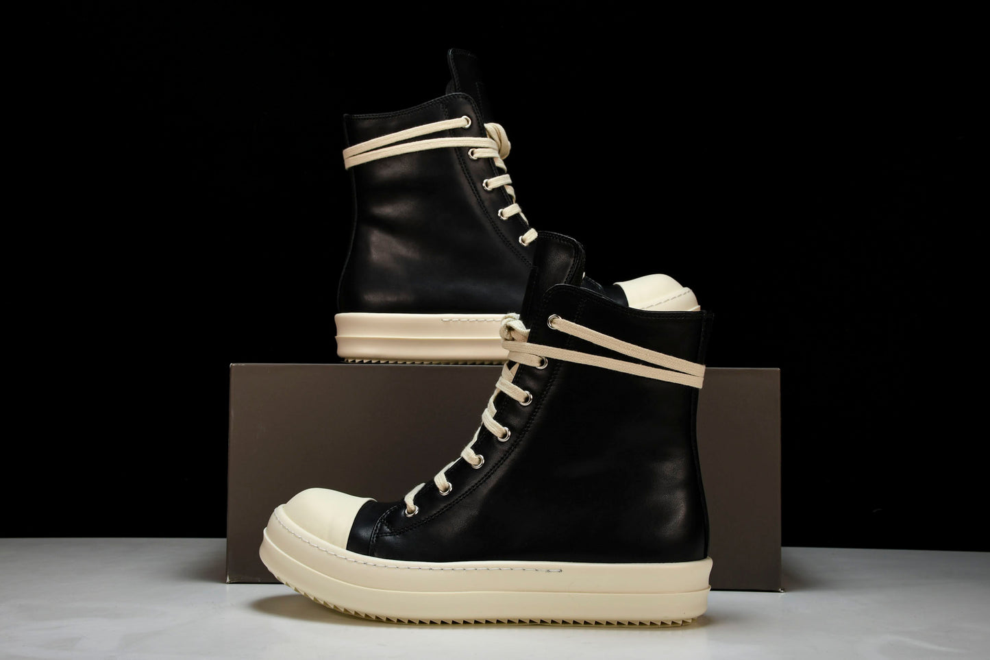 Rick Owens Ramones High EDFU 'Black Milk'