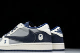 Travis Scott AJ1 Low x BAPE 'Grey Navy' (Custom)