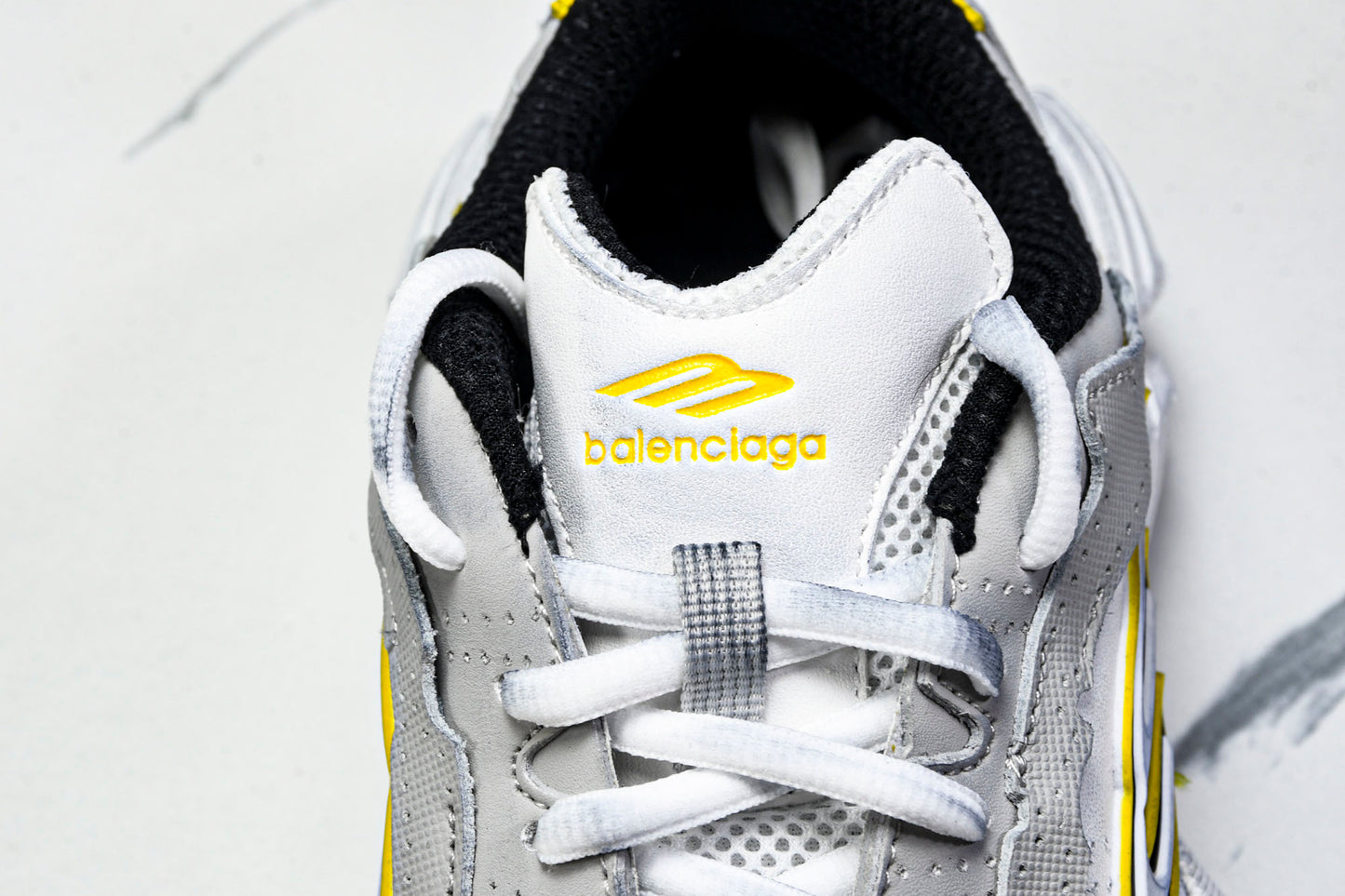 Вalenciaga Monday Shoe 'White Yellow'