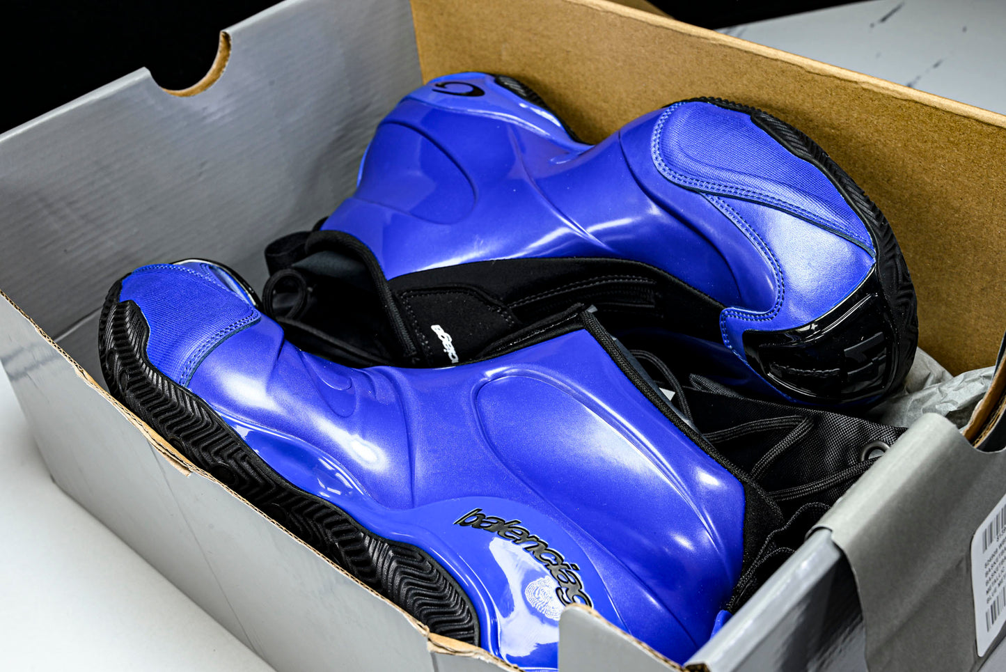 Вalenciaga Basketball Sneaker 'Blue Metallic'
