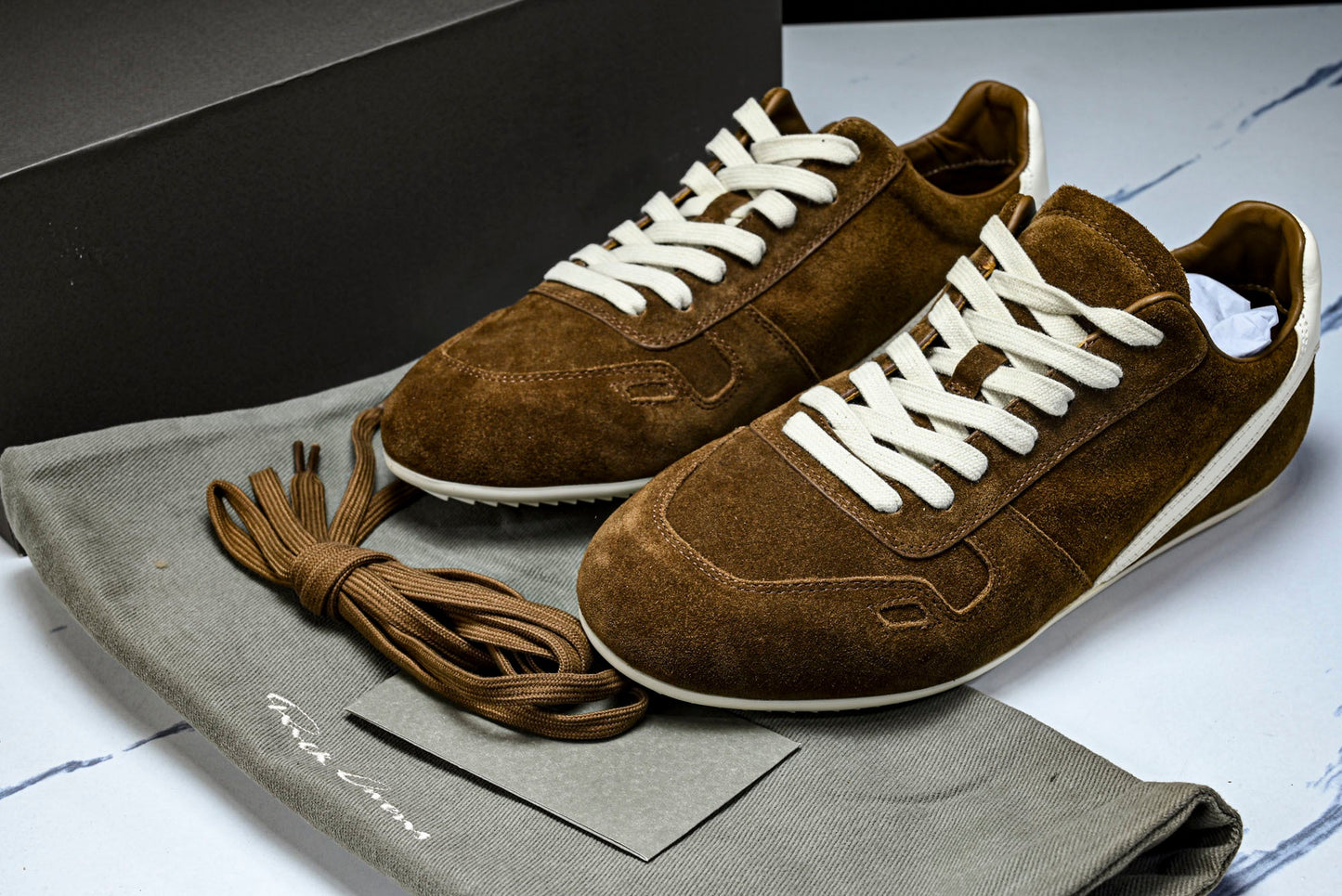 Rick Owens Minimal Sneaks 'Chestnut'