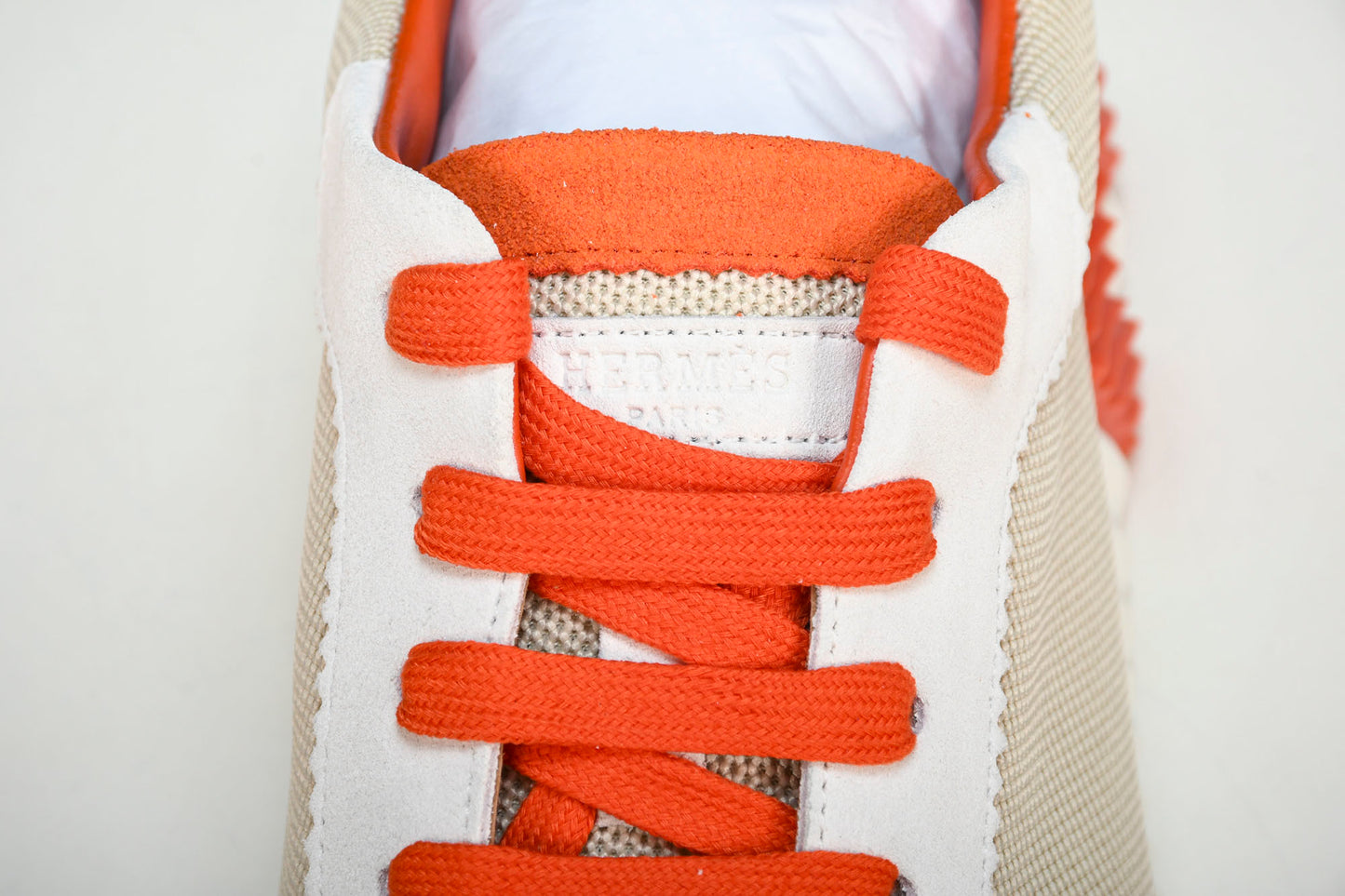 Hermès Bouncing Sneaker 'Beige Orange Bleu'