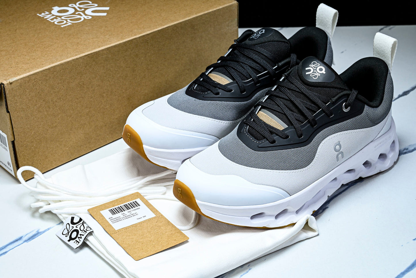 LOEWE × ON Cloudtilt 2.0 'Black White'