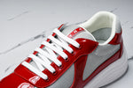 Prada America's Cup Sneaker 'Red Silver'