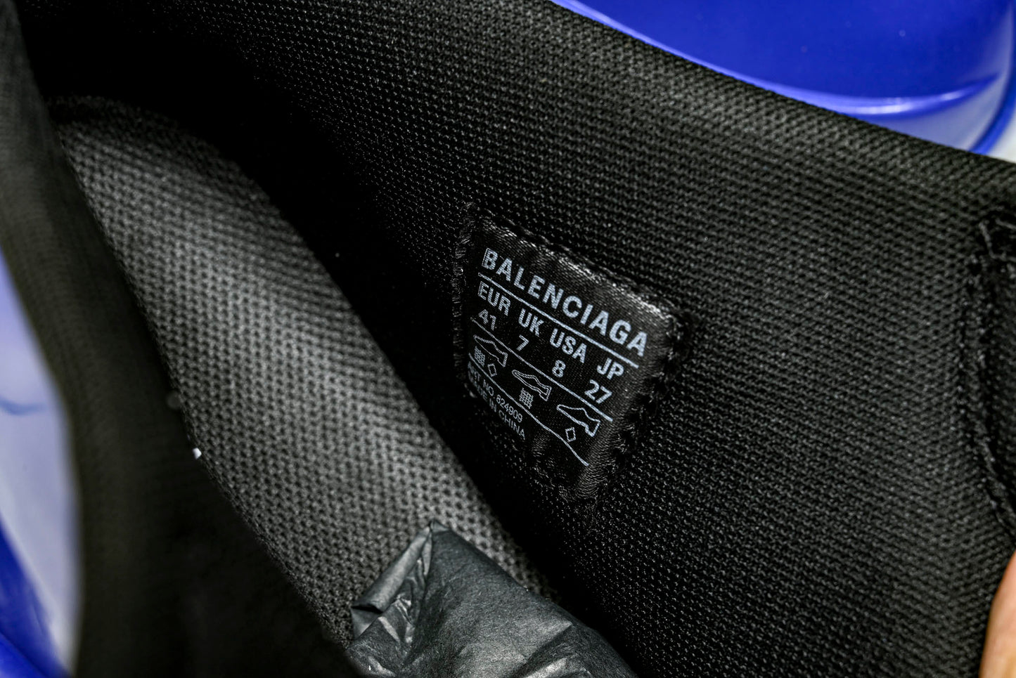 Вalenciaga Basketball Sneaker 'Blue Metallic'