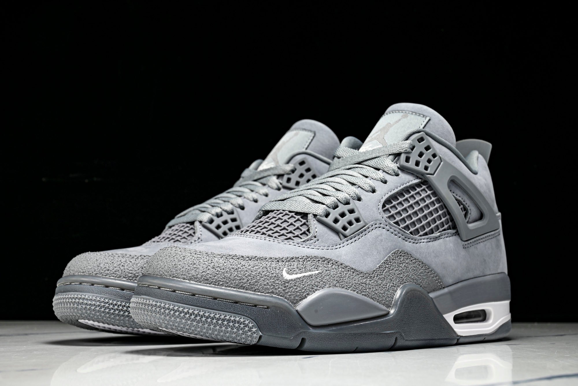 Nigel Sylvester x AJ4 Retro OG Brick by Brick 'Grey' (Unreleased)