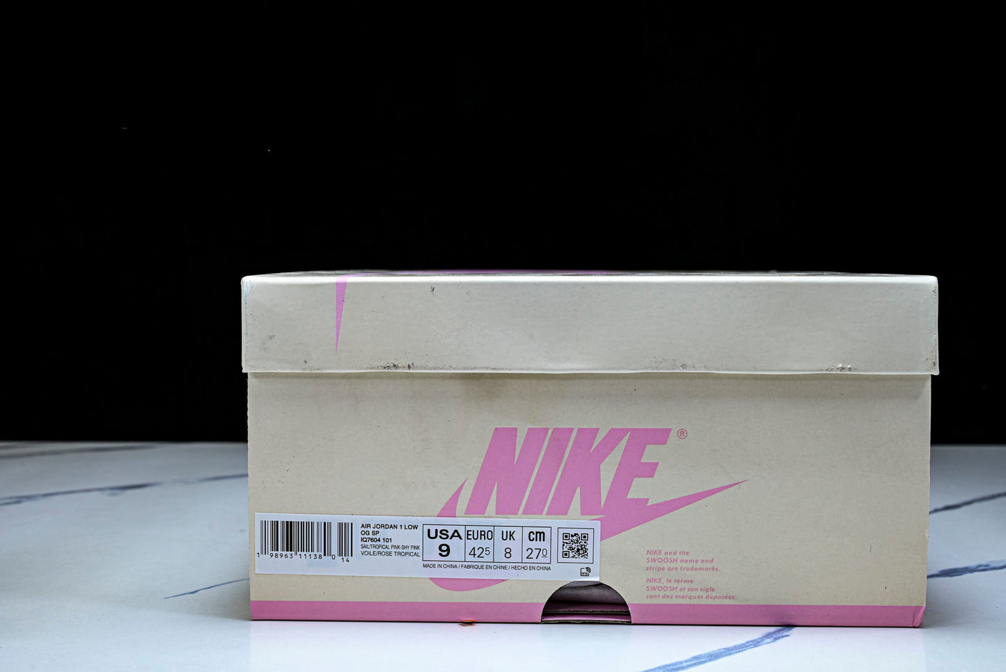 Travis Scott AJ1 Retro Low OG 'Tropical Pink'