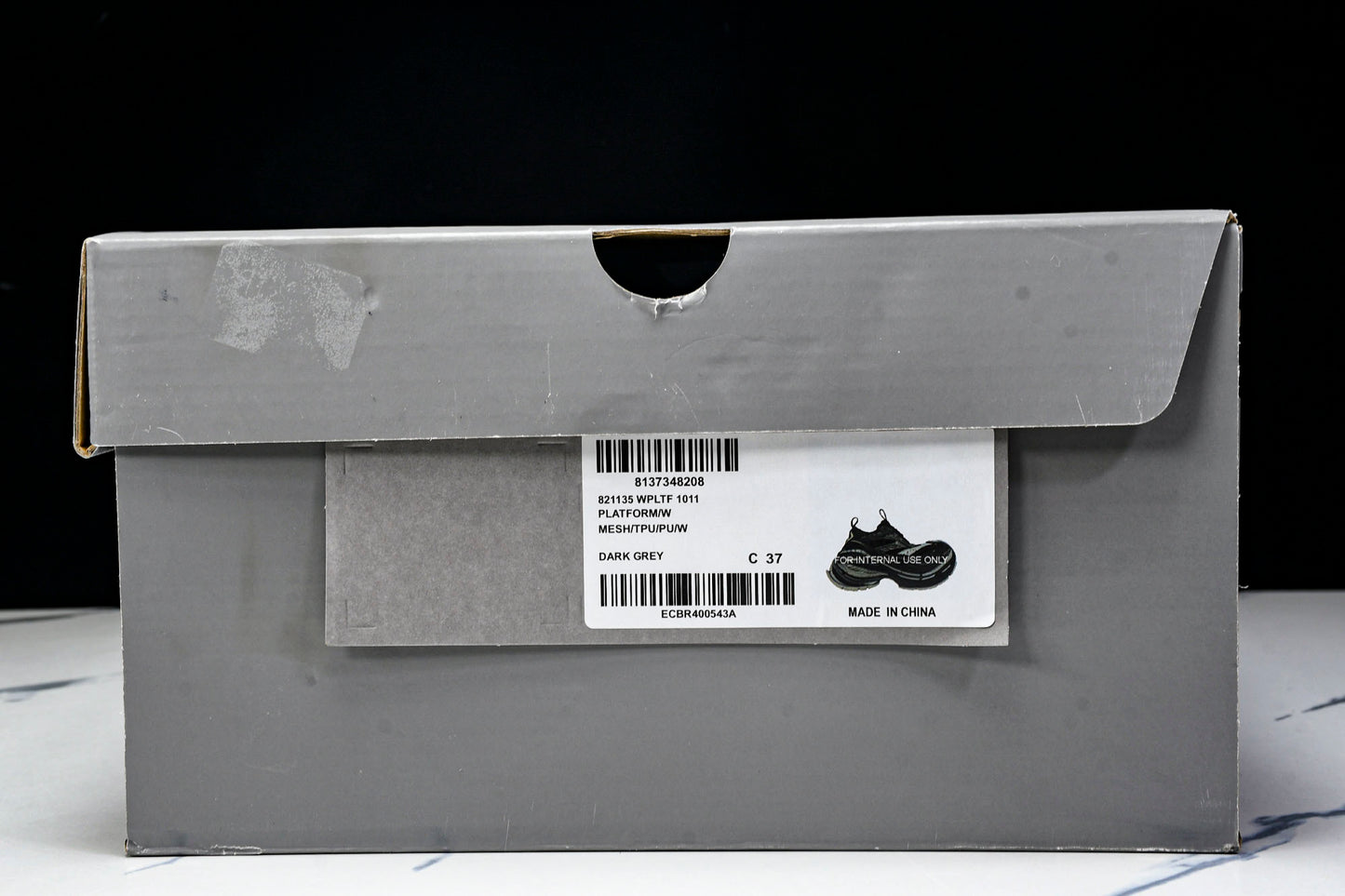 Вalenciaga Platform Sneaker 'Dark Grey Black'