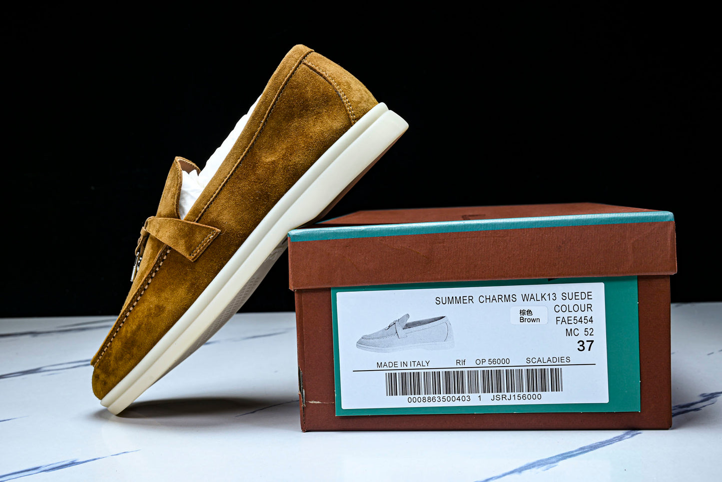 Loro Piana Summer Charms Walk Loafer 'Cocoa Brown'