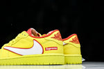 Travis Scott AJ1 Low x Supreme 'Yellow White' (Custom)