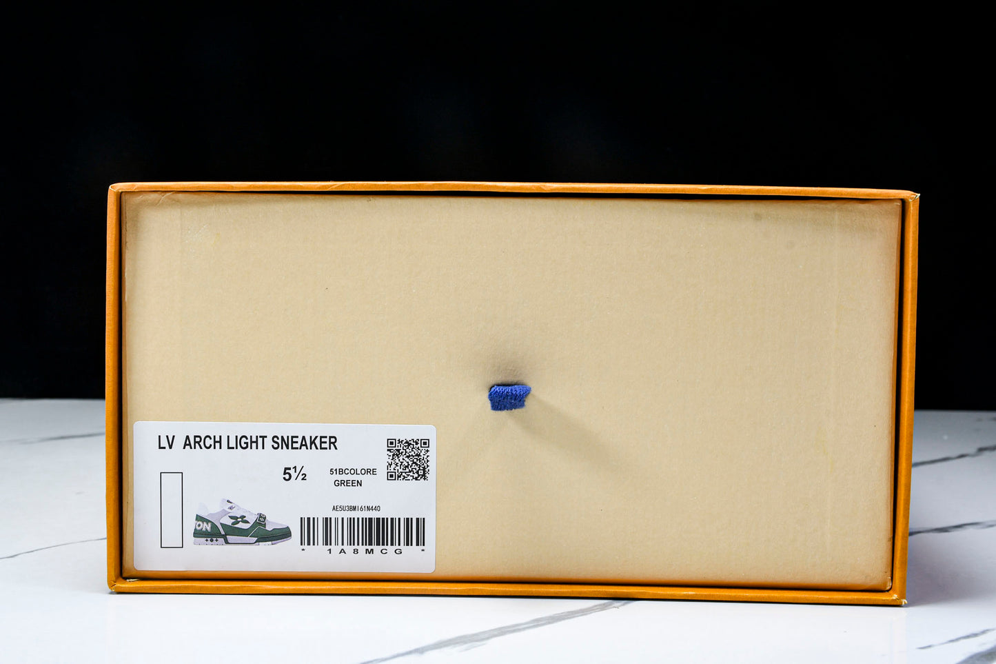 Louis Vuittоп Trainer Low Velcro Strap 'Perforated Green'