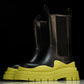 Вottega Veneta Tire Chelsea Boots 'Black Yellow'