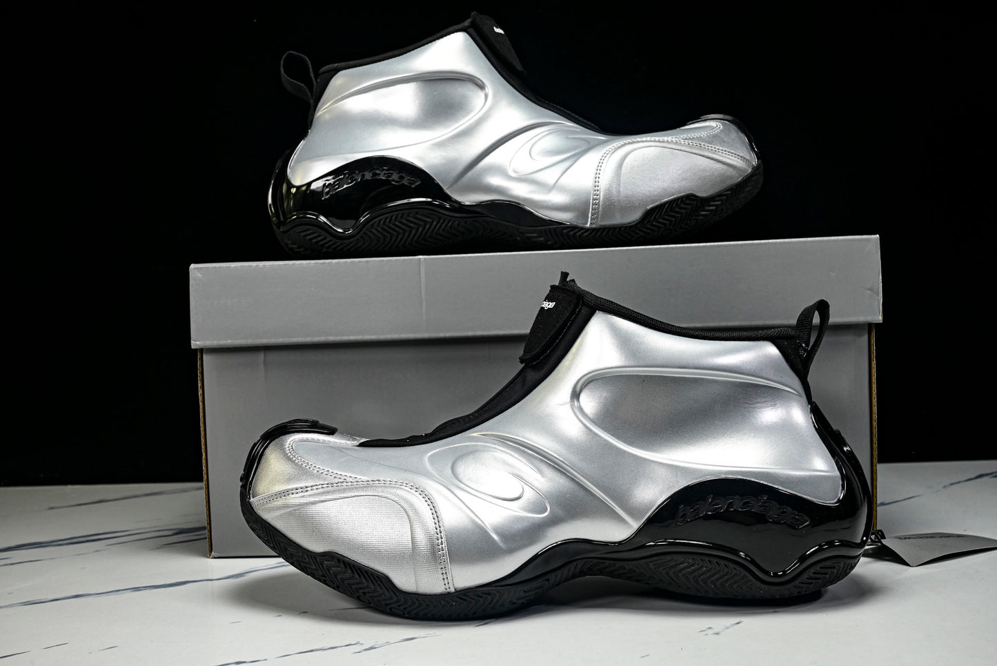 Вalenciaga Basketball Sneaker 'Silver'