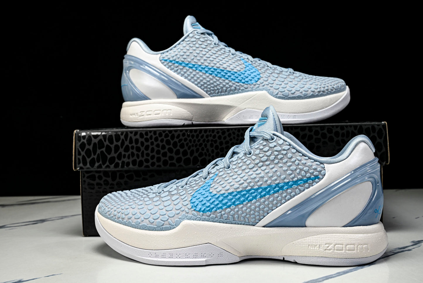 Kobe 6 Protro x Caitlin Clark 'Light Armory Blue'