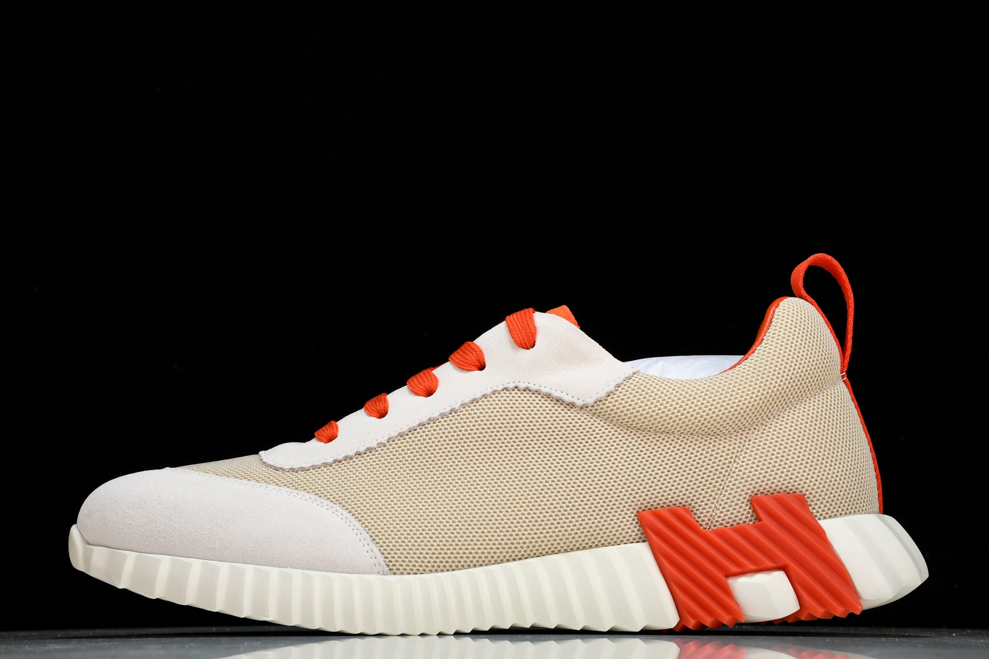 Hermès Bouncing Sneaker 'Beige Orange Bleu'