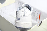Travis Scott AJ1 Low x Supreme 'White Grey 2.0' (Custom)