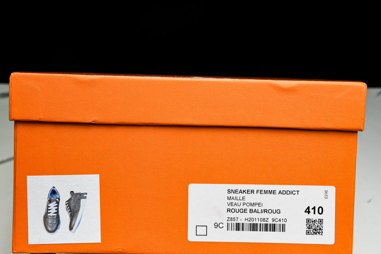 Hermès Bouncing Sneaker 'Etoupe Crocodile'