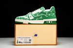 Louis Vuittоп Trainer Low 'Green Monogram Textile'