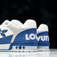 Louis Vuittоп Trainer Low Velcro Strap 'Perforated Blue'