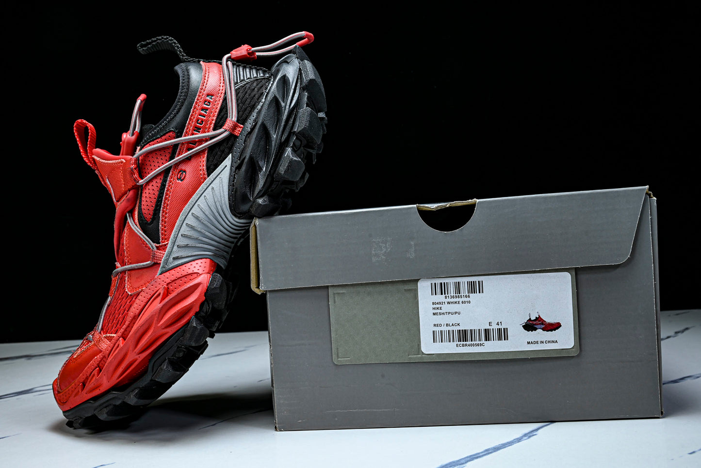 Вalenciaga Hike Sneaker 'Red Black'