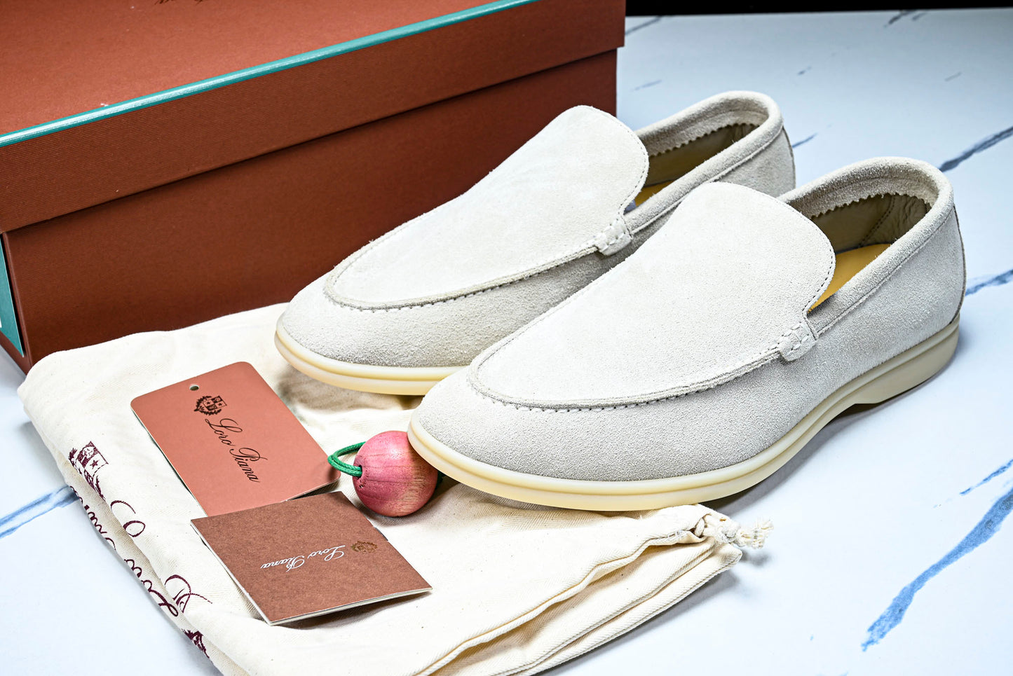 Loro Piana Summer Walk Loafer 'Pearl White'