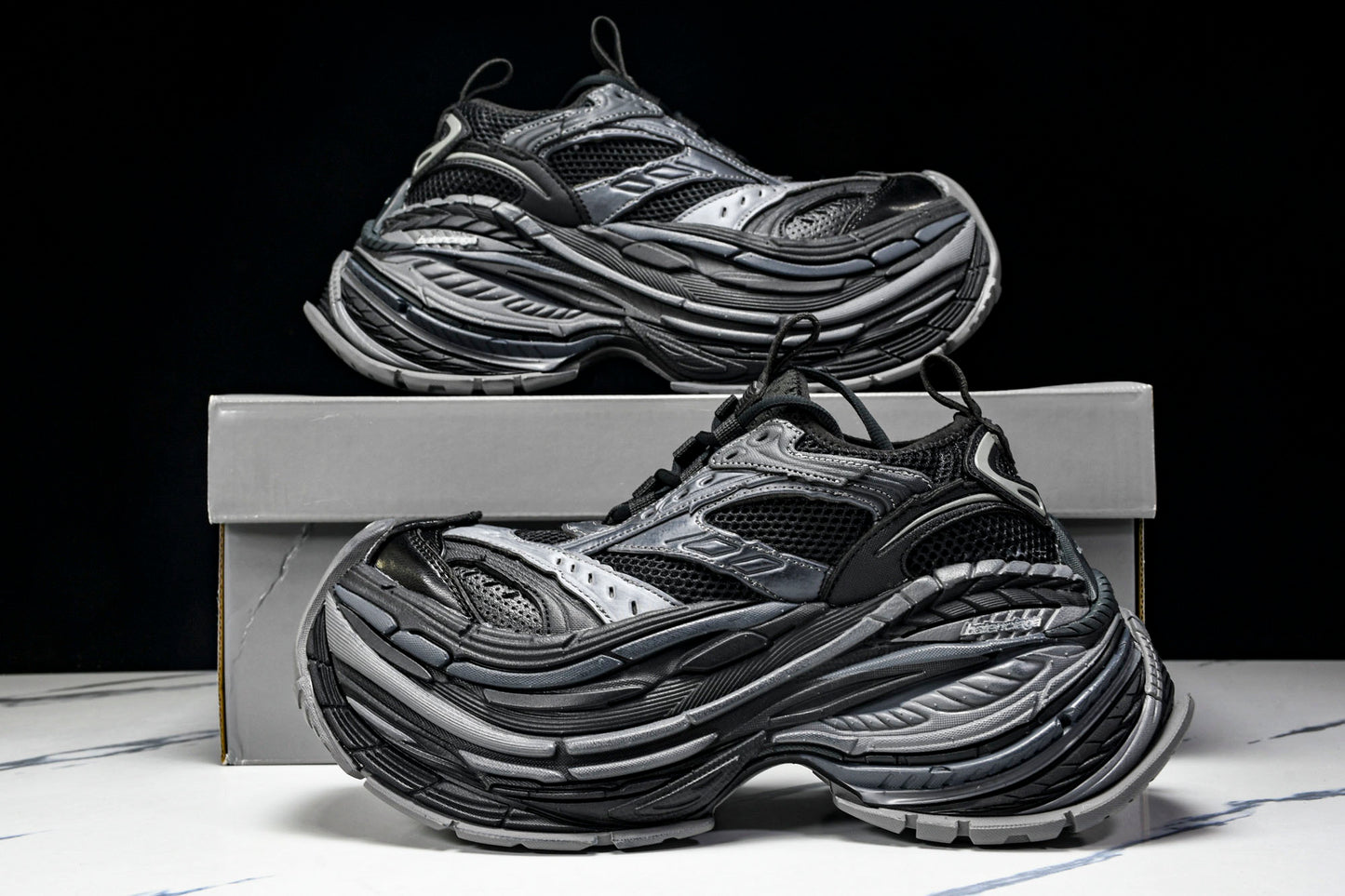 Вalenciaga Platform Sneaker 'Dark Grey Black'