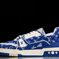 Louis Vuittоп Trainer Low 'Blue Monogram Textile'