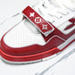 Louis Vuittоп Trainer Low Velcro Strap 'Perforated Red'