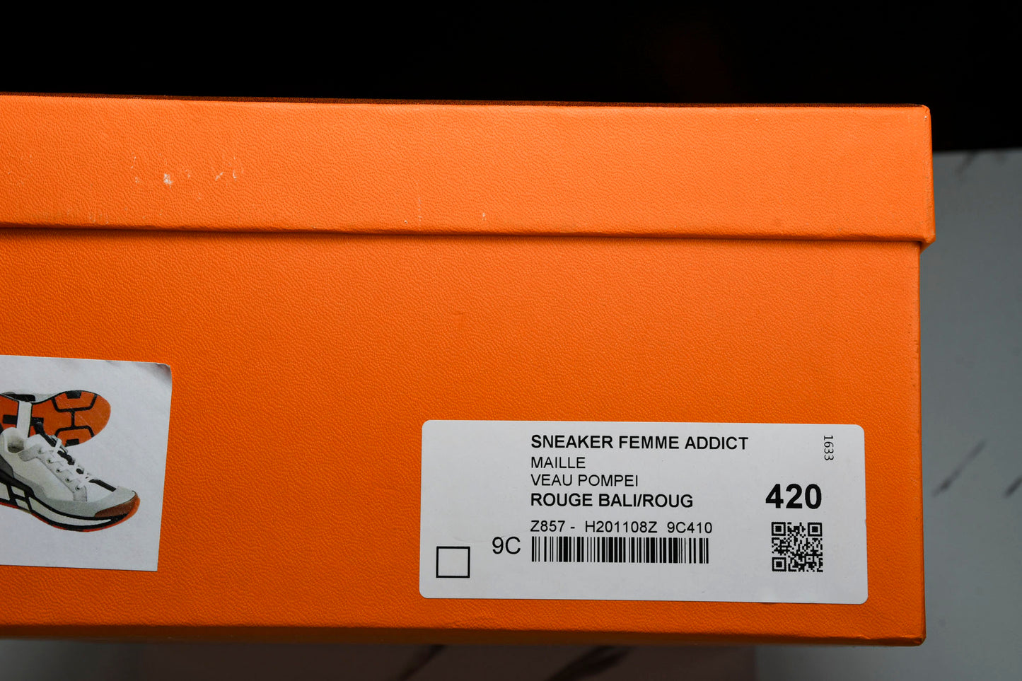 Hermès Hugo Sneaker 'Blanc'