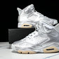 AJ6 Retro x PSG 'Metallic Silver'