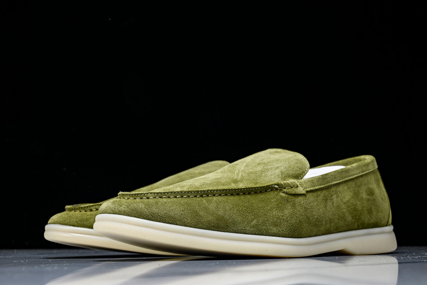 Loro Piana Summer Walk Loafer 'Green'