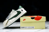 Travis Scott AJ1 Low x Stussy 'White Green' (Custom)