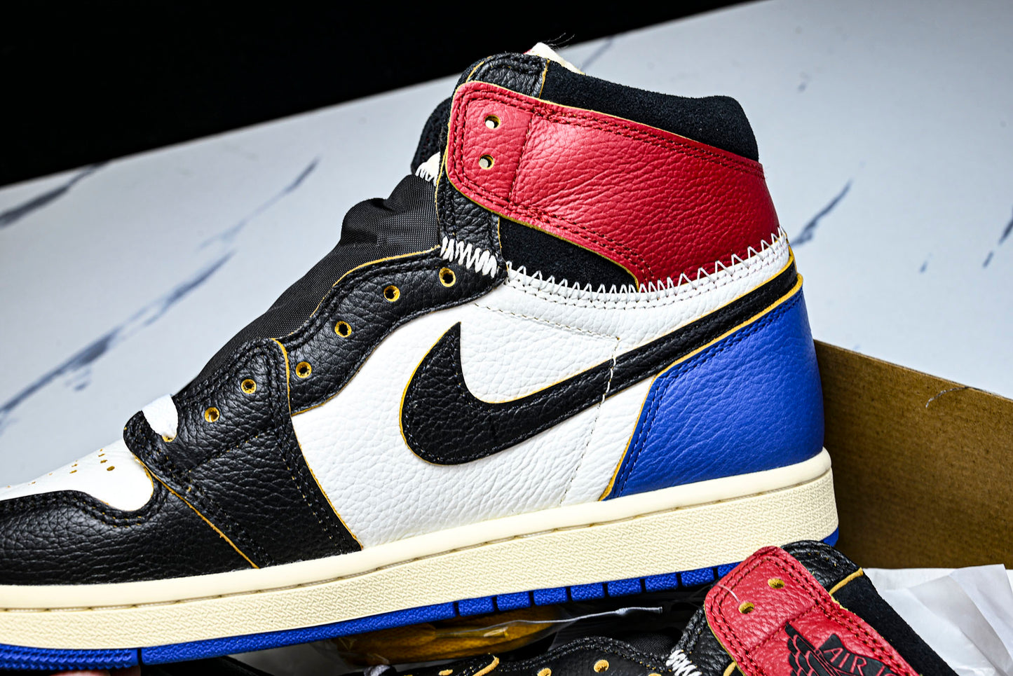 Union LA x Fragment x AJ1 Retro High 'Varsity Red Sport Royal'