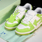 Off-White Out Of Office OOO Low Top 'Sartorial Stitching - Green White'