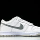 SB Dnk Low x Supreme 94 White Metallic Silver