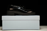 Prada Chocolate Patent Loafers 'Black'