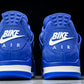 Nigel Sylvester x AJ4 Retro OG Brick by Brick 'Blue' (Unreleased)