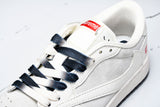 Travis Scott AJ1 Low x Supreme 'White Black Sole' (Custom)