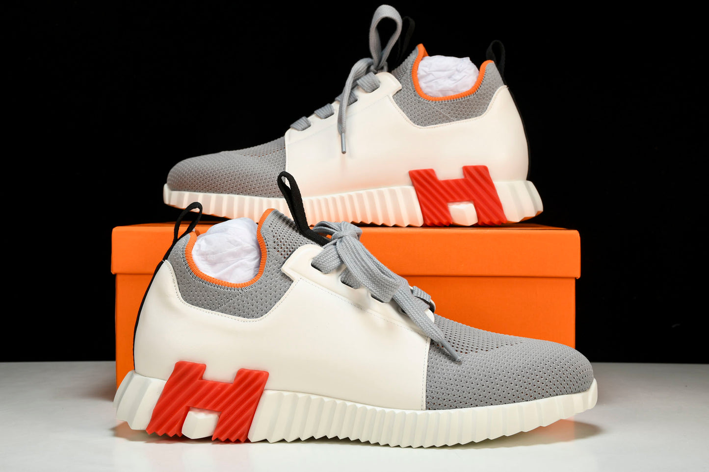 Нermès Depart Sneaker 'Gris Blanc'