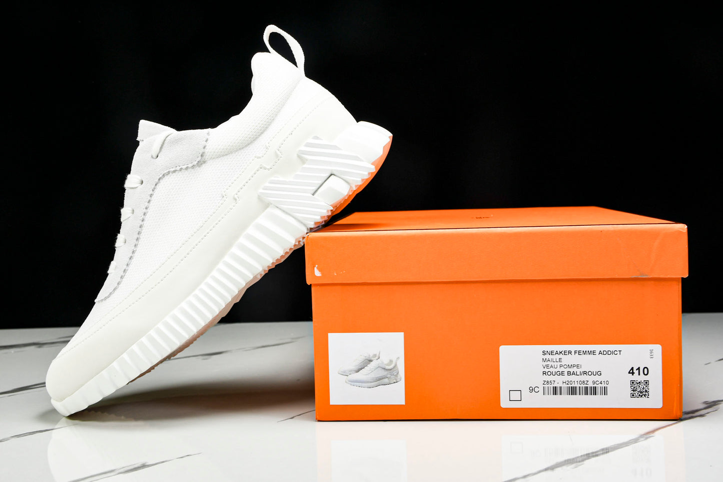 Hermès Bouncing Sneaker Panelled 'Triple White'