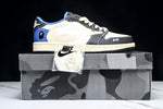 Travis Scott AJ1 Low x BAPE x Fragment (Custom)