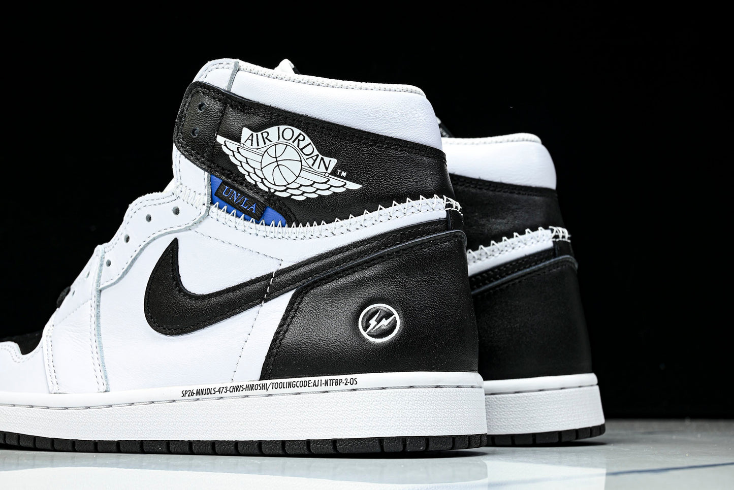 Union LA x Fragment x AJ1 Retro High 'White Black'