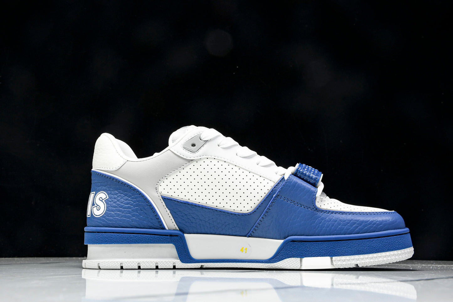 Louis Vuittоп Trainer Low Velcro Strap 'Perforated Blue'
