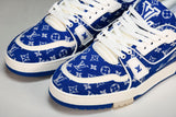 Louis Vuittоп Trainer Low 'Blue Monogram Textile'