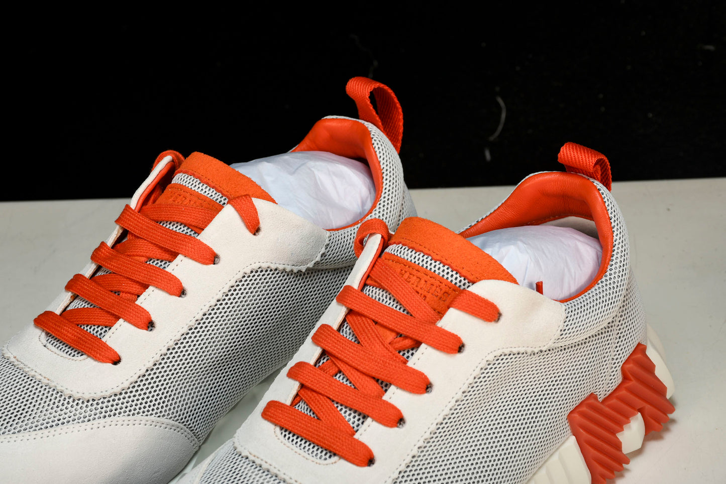Hermès Bouncing Sneaker 'Blanc Orange Bleu'