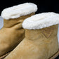 Prada Suede Booties 'Beige'