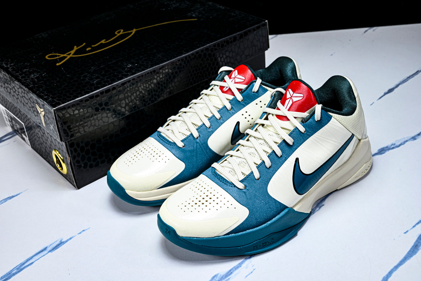Kobe 5 Protro x Caitlin Clark 'Coconut Milk Spruce'