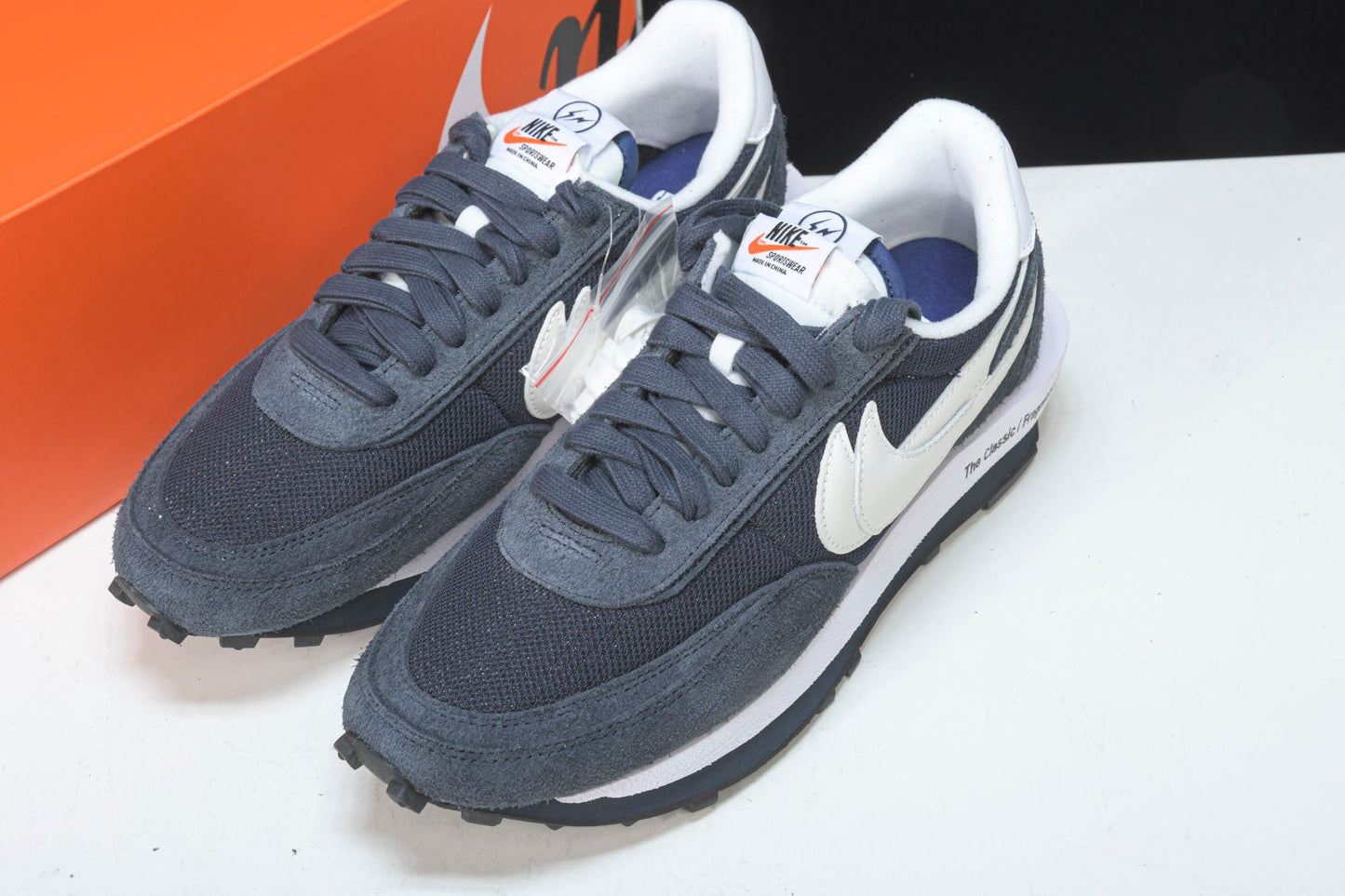 Fragment x Sacai LD Waffle ‘Blackened Blue’