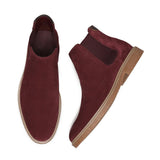 High Red Suede Formal Shoes